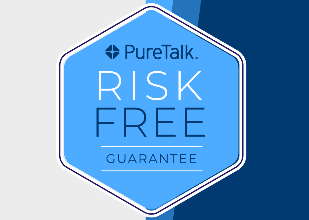 PureTalk Risk Free Guarantee Badge