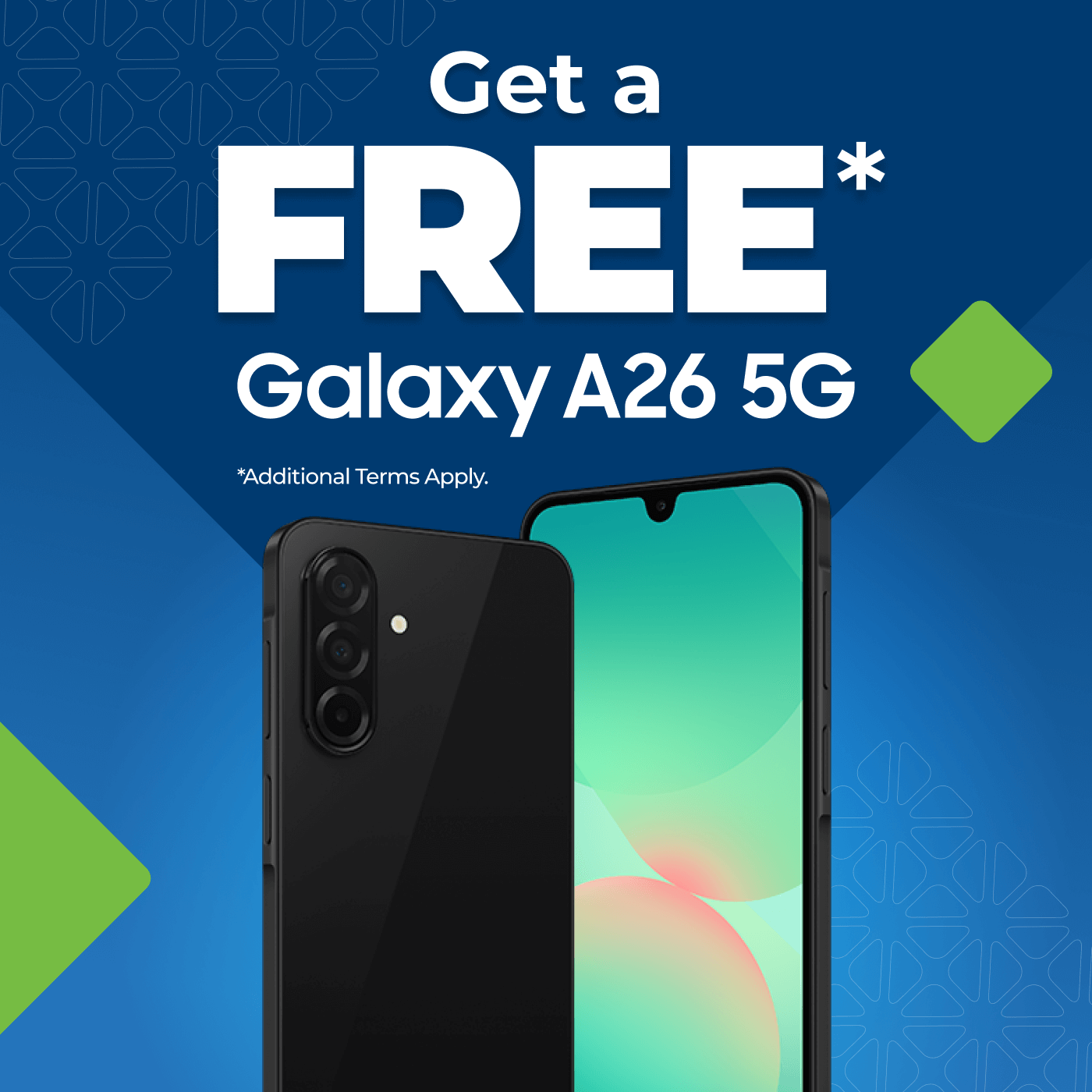 Get a free Samsung Galaxy A26 5G