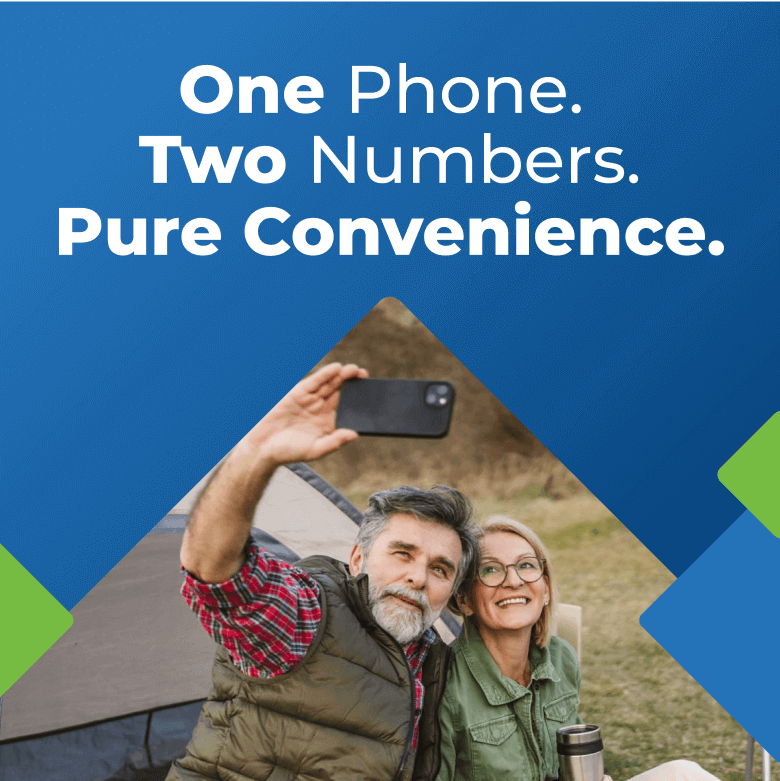 One Phone. Two Numbers. Pure Convenience.