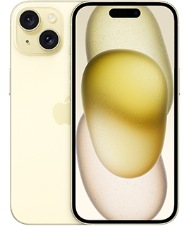 PureTalk Apple iPhone 15 128GB Yellow